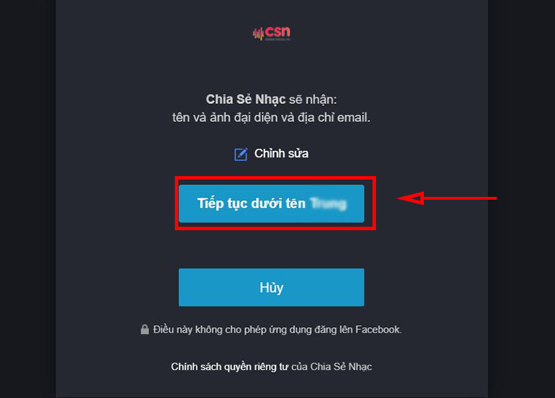 Hướng dẫn đăng ký tài khoản trên web chiasenhac